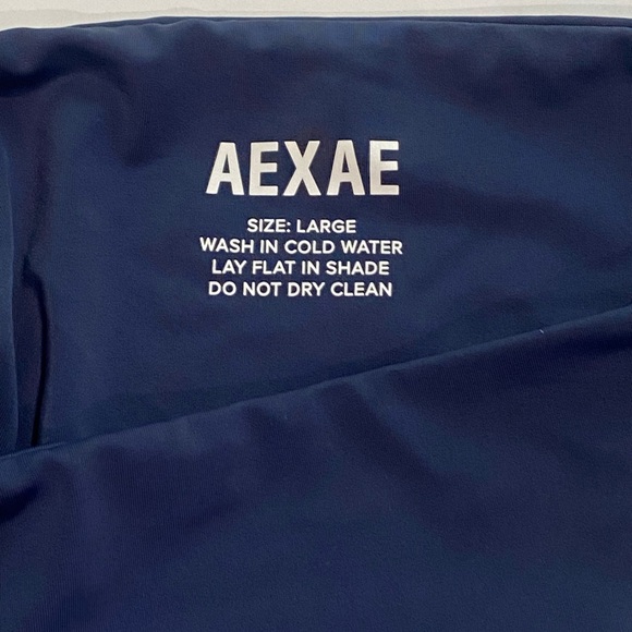 NWOT Aexae triangle high cut bottoms in Navy - Picture 5 of 5